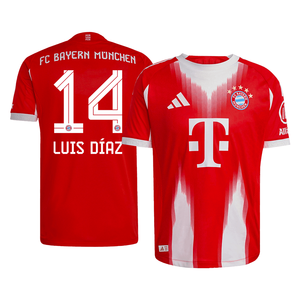 Bayern München Heimtrikot 2025/26 Spieler-Version LUIS DÍAZ #14