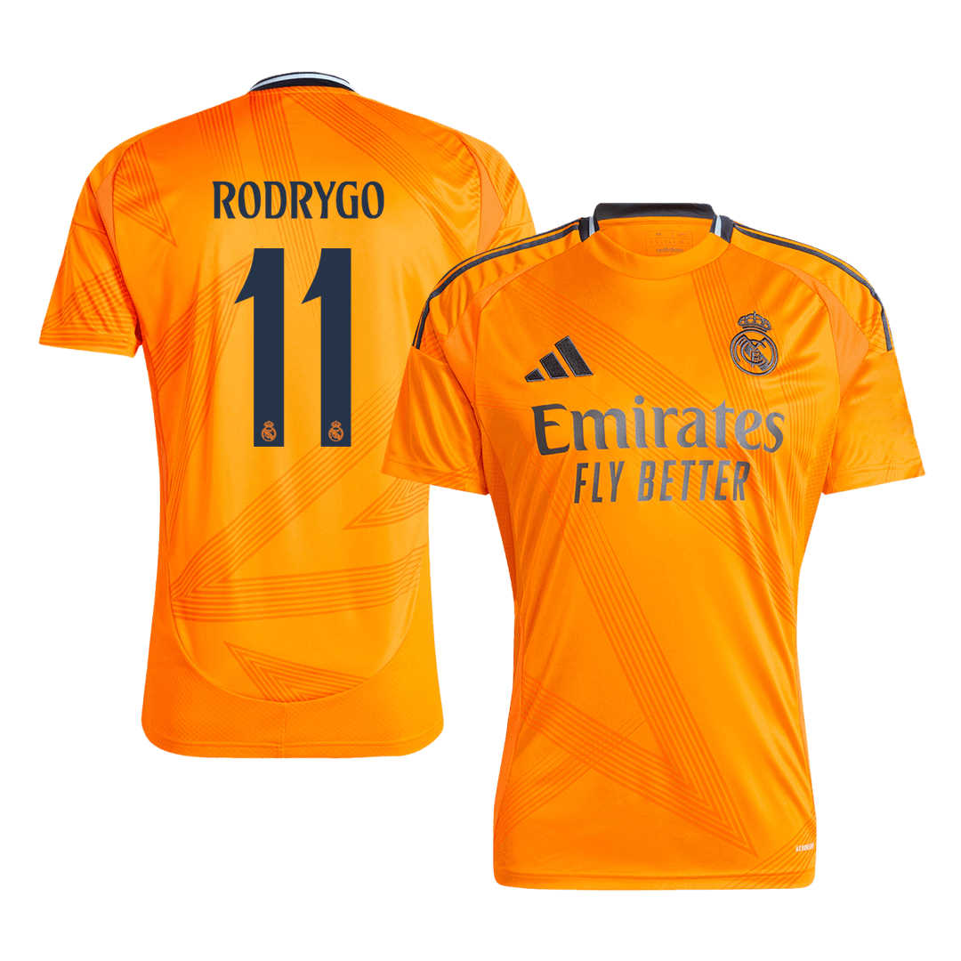Real Madrid Auswärtstrikot 2024/25 Fan-Version RODRYGO #11