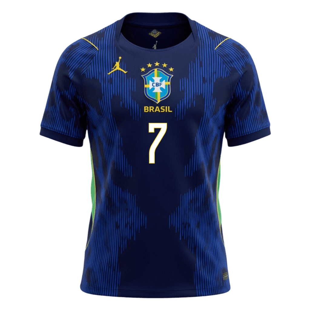 Brazil Auswärtstrikot 2026 Fan-Version VINI JR. #7