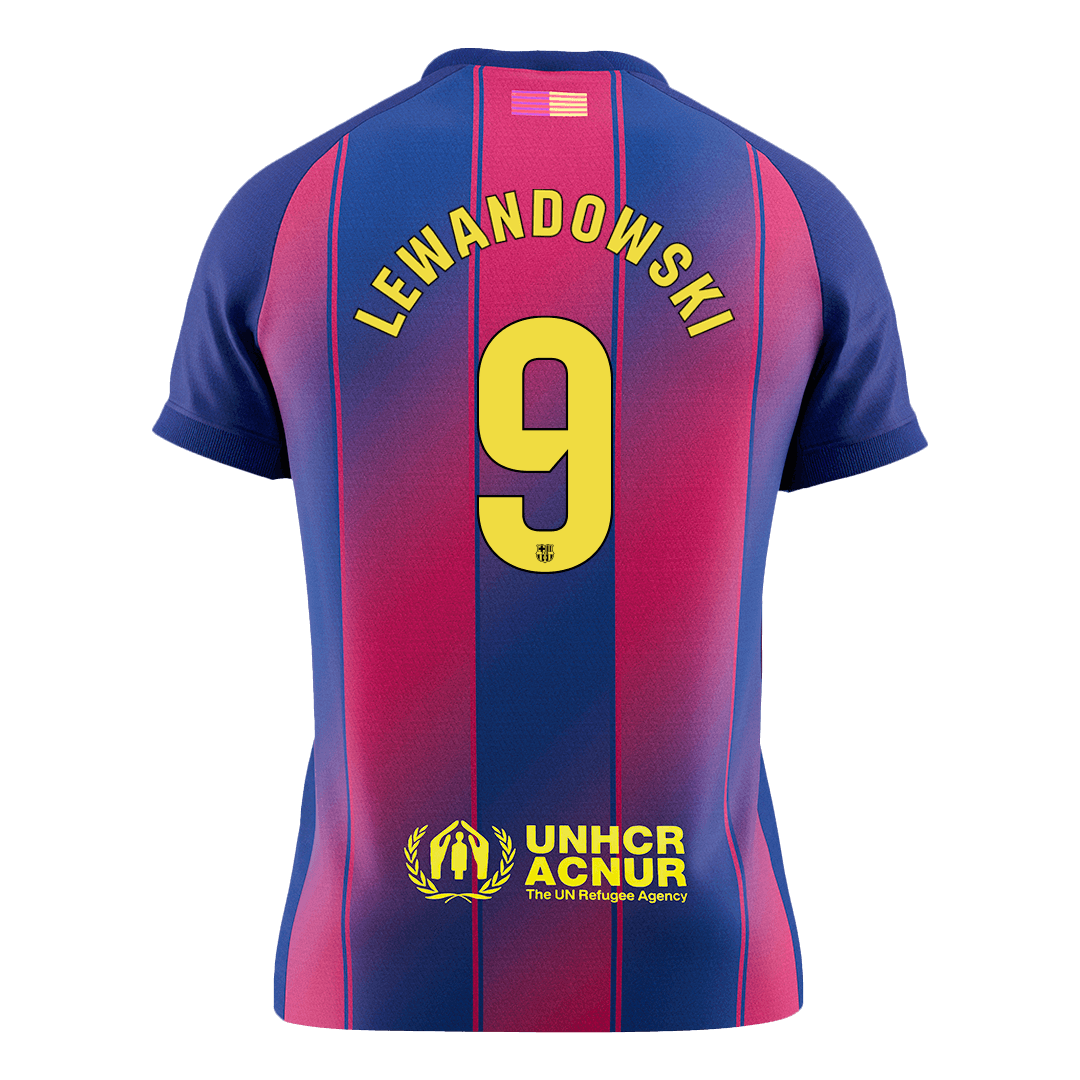 Barcelona Heimtrikot 2025/26 Fan-Version LEWANDOWSKI #9