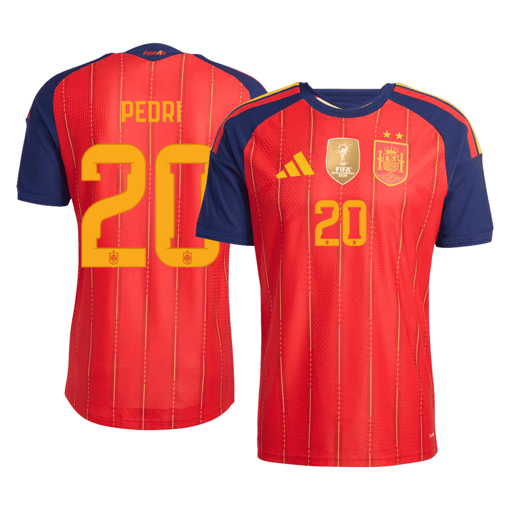 Spain Heimtrikot 2026 Spieler-Version PEDRI #20