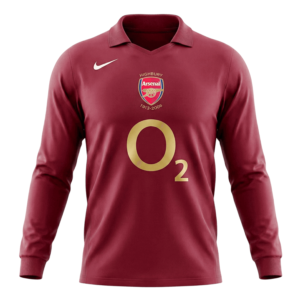 Arsenal Retro Heimtrikot Langarm 2005/06