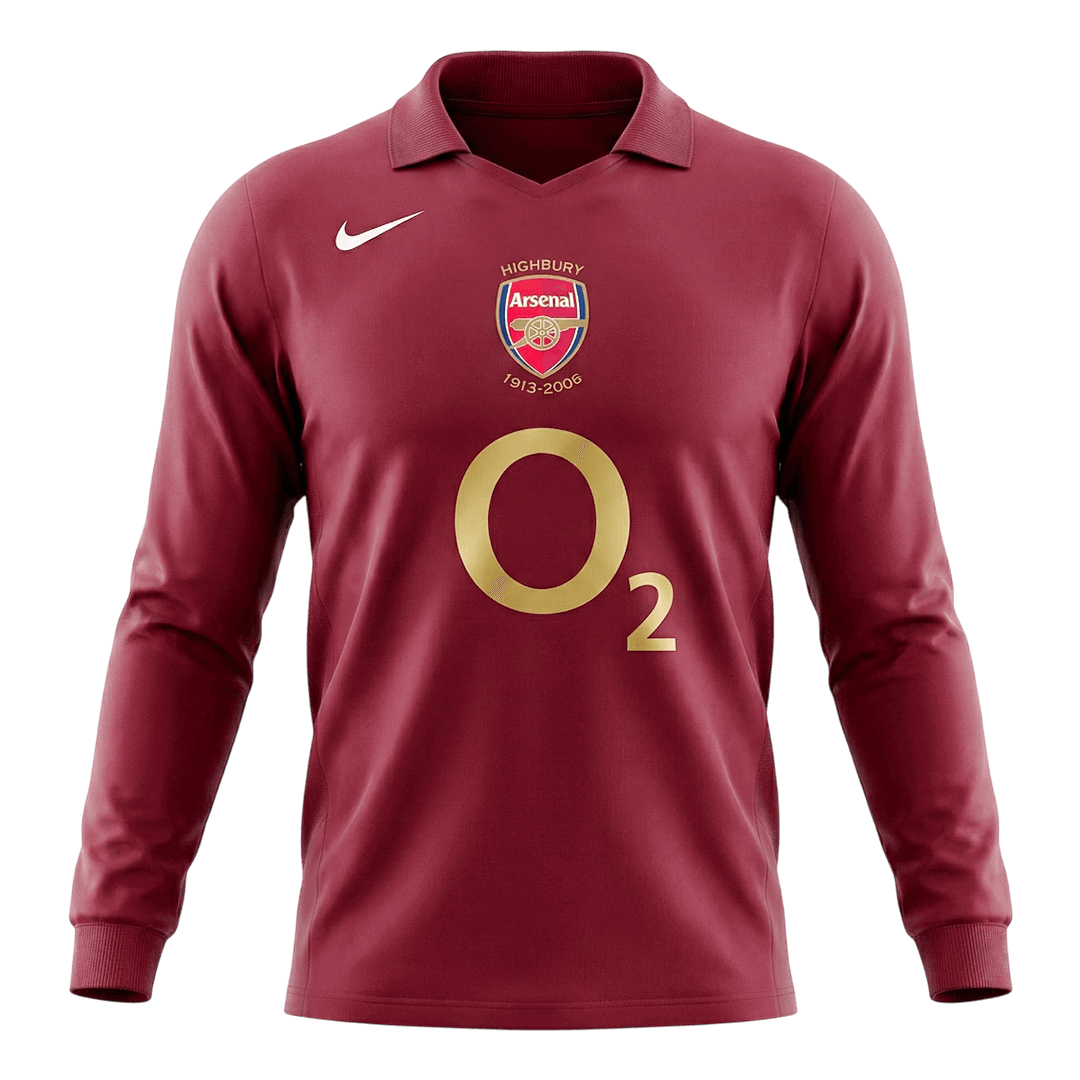 Arsenal Retro Heimtrikot Langarm 2005/06