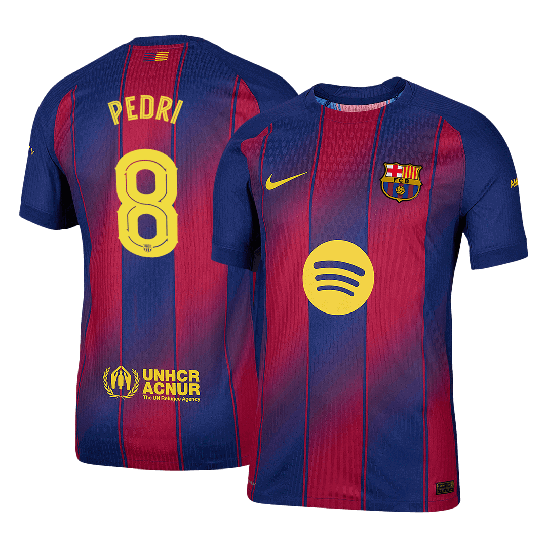 Barcelona Heimtrikot 2025/26 Spieler-Version PEDRI #8 UCL