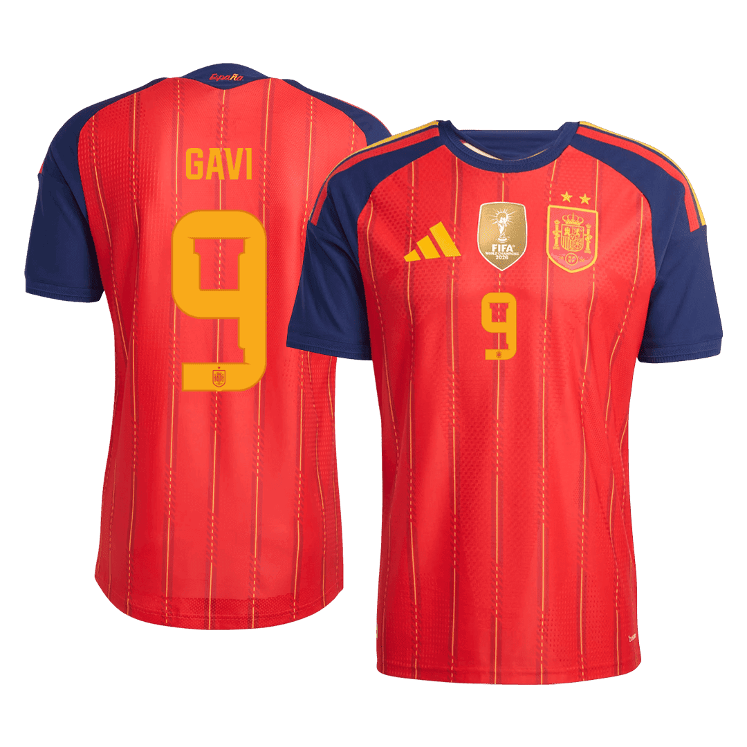 Spain Heimtrikot 2026 Spieler-Version GAVI #9