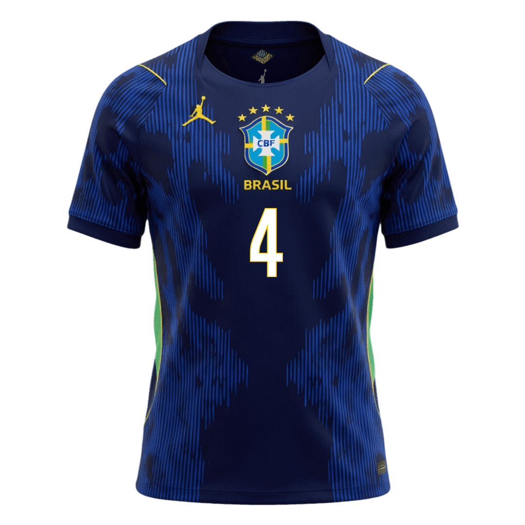 Brazil Auswärtstrikot 2026 Fan-Version MARQUINHOS #4