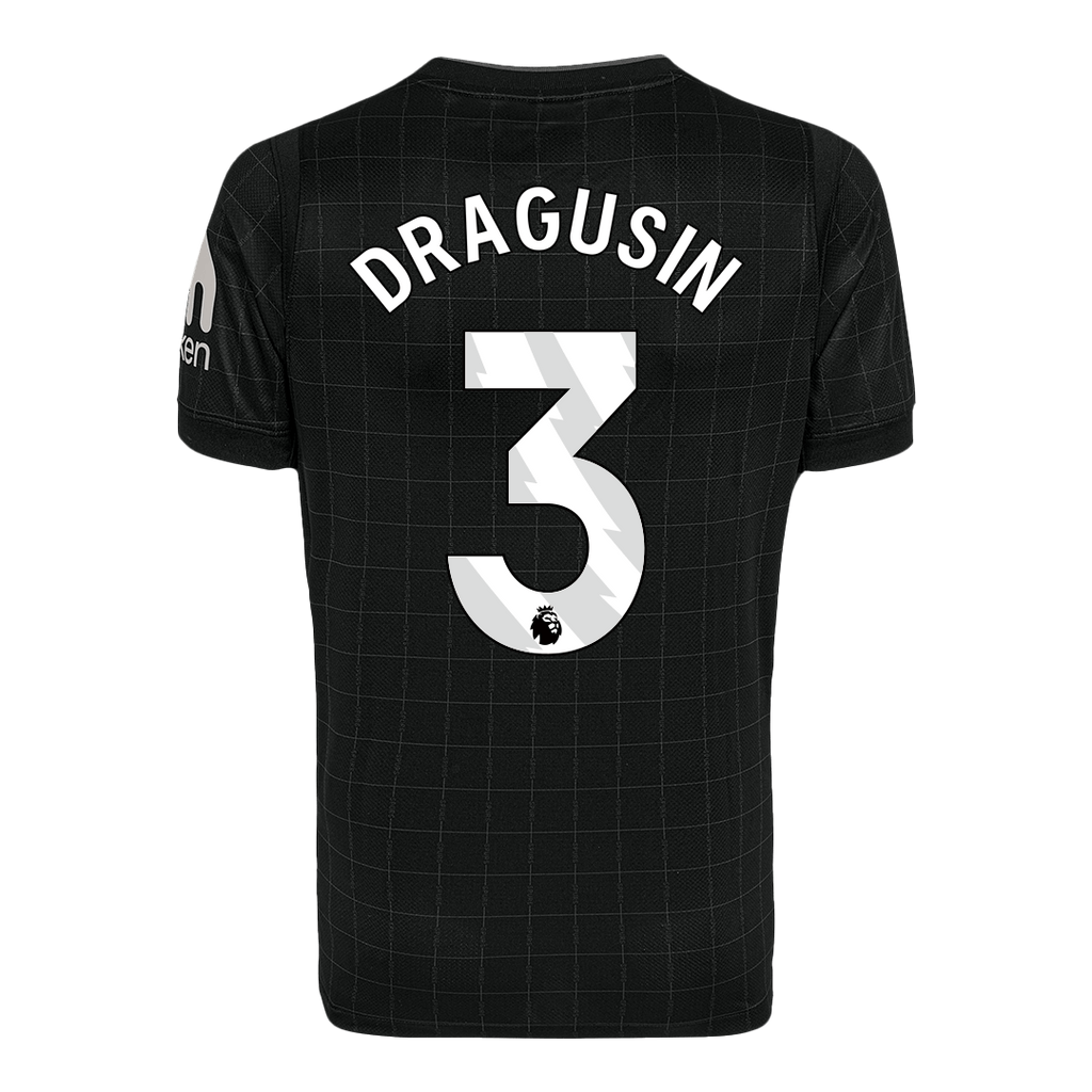 Tottenham Hotspur Auswärtstrikot 2025/26 Fan-Version DRAGUSIN #3
