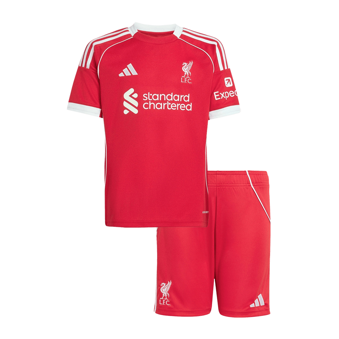 Liverpool Kinder Heimtrikot 2-teilig Set 2025/26