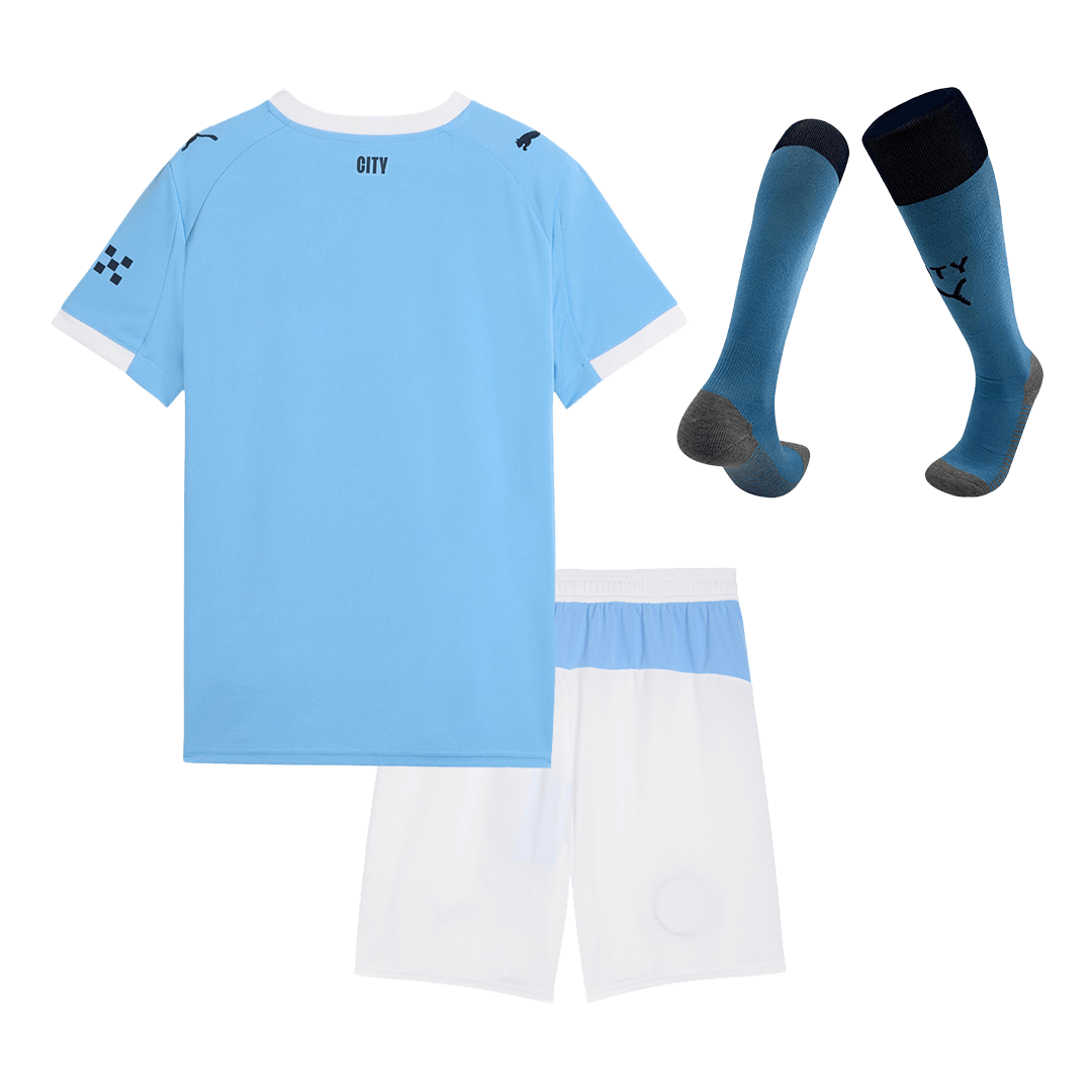 Manchester City Kinder Heimtrikot 3-teilig Set 2025/26