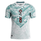 Portugal Auswärtstrikot 2026 Fan-Version B.FERNANDES #8
