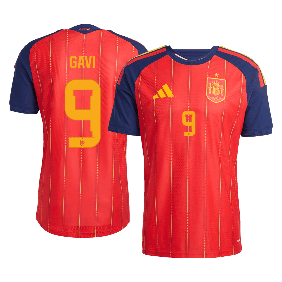 Spain Heimtrikot 2026 Spieler-Version GAVI	 #9