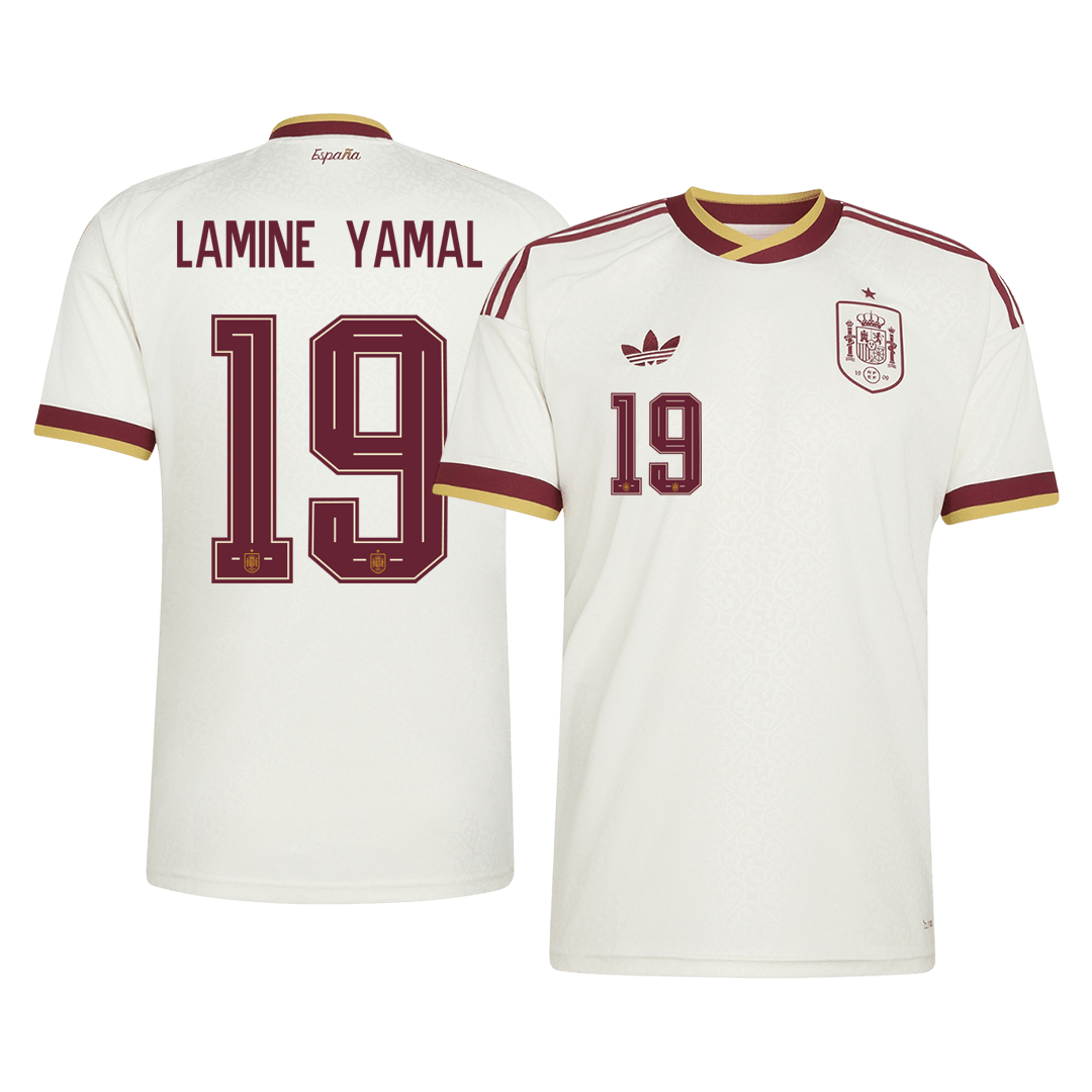 Spain Auswärtstrikot 2026 Fan-Version LAMINE YAMAL #19