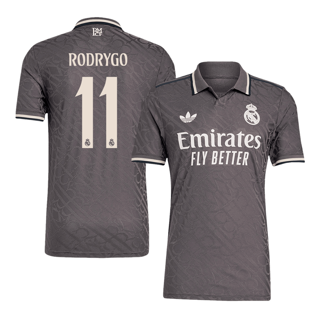 Real Madrid Ausweichtrikot 2024/25 Spieler-Version RODRYGO #11