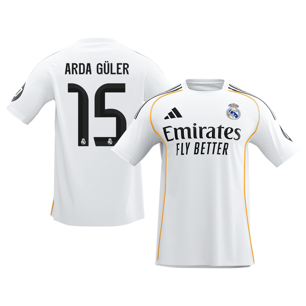 Real Madrid Heimtrikot 2025/26 Fan-Version ARDA GÜLER #15