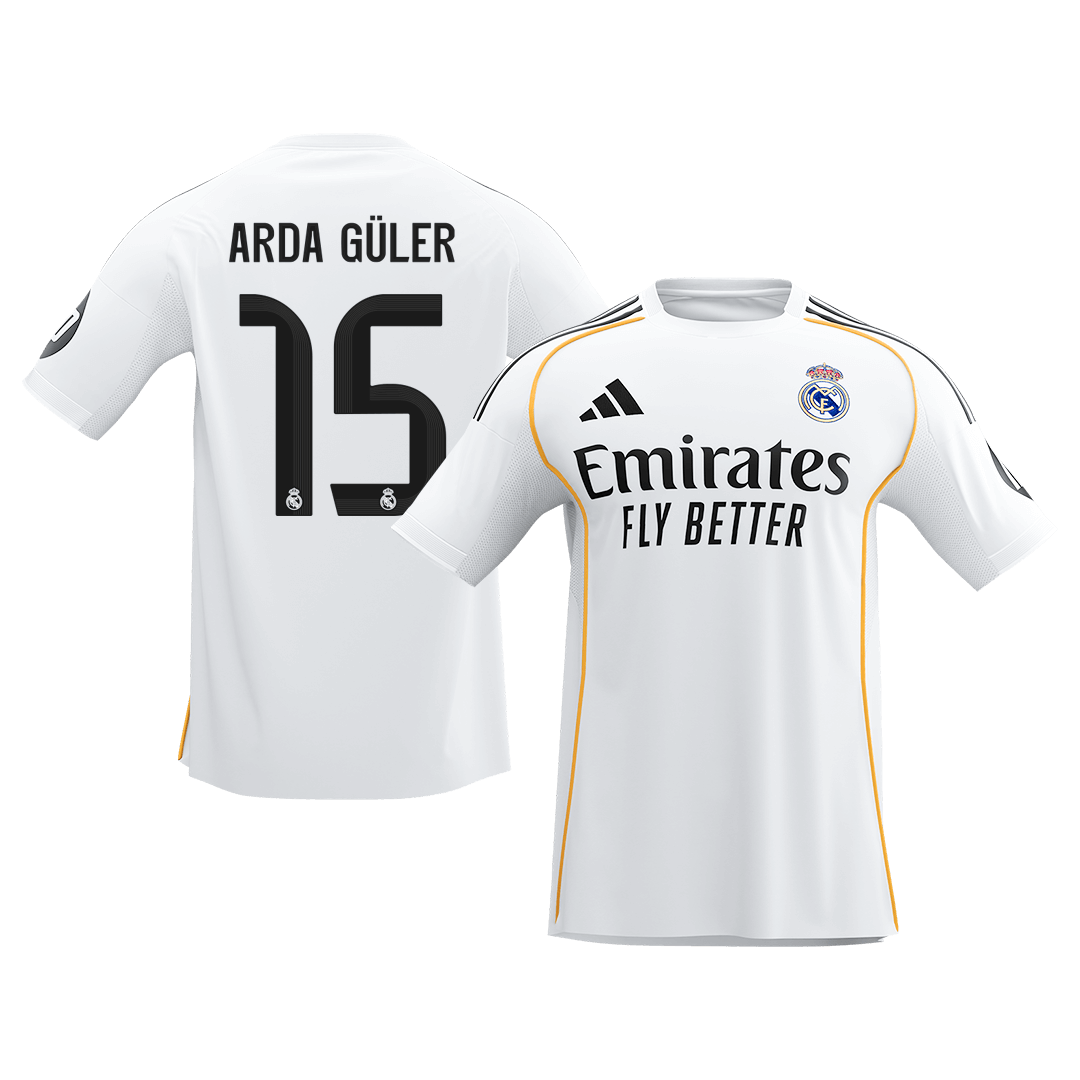 Real Madrid Heimtrikot 2025/26 Fan-Version ARDA GÜLER #15