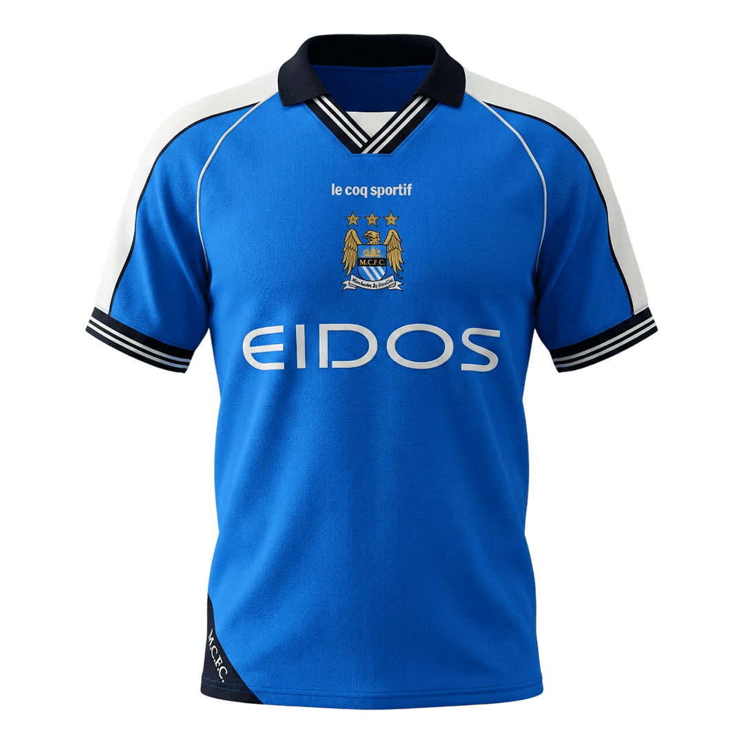 Manchester City Retro Heimtrikot 1999/01