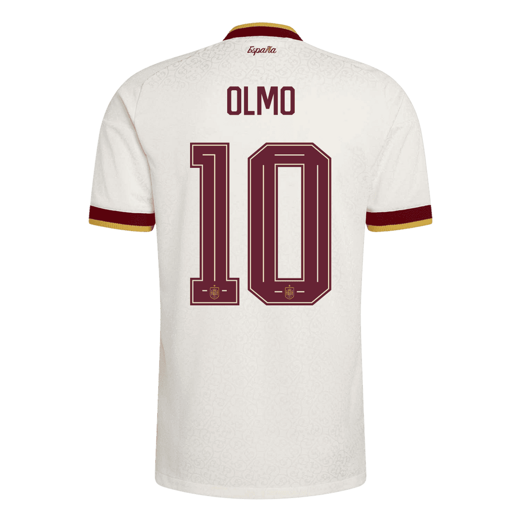 Spain Auswärtstrikot 2026 Spieler-Version OLMO #10