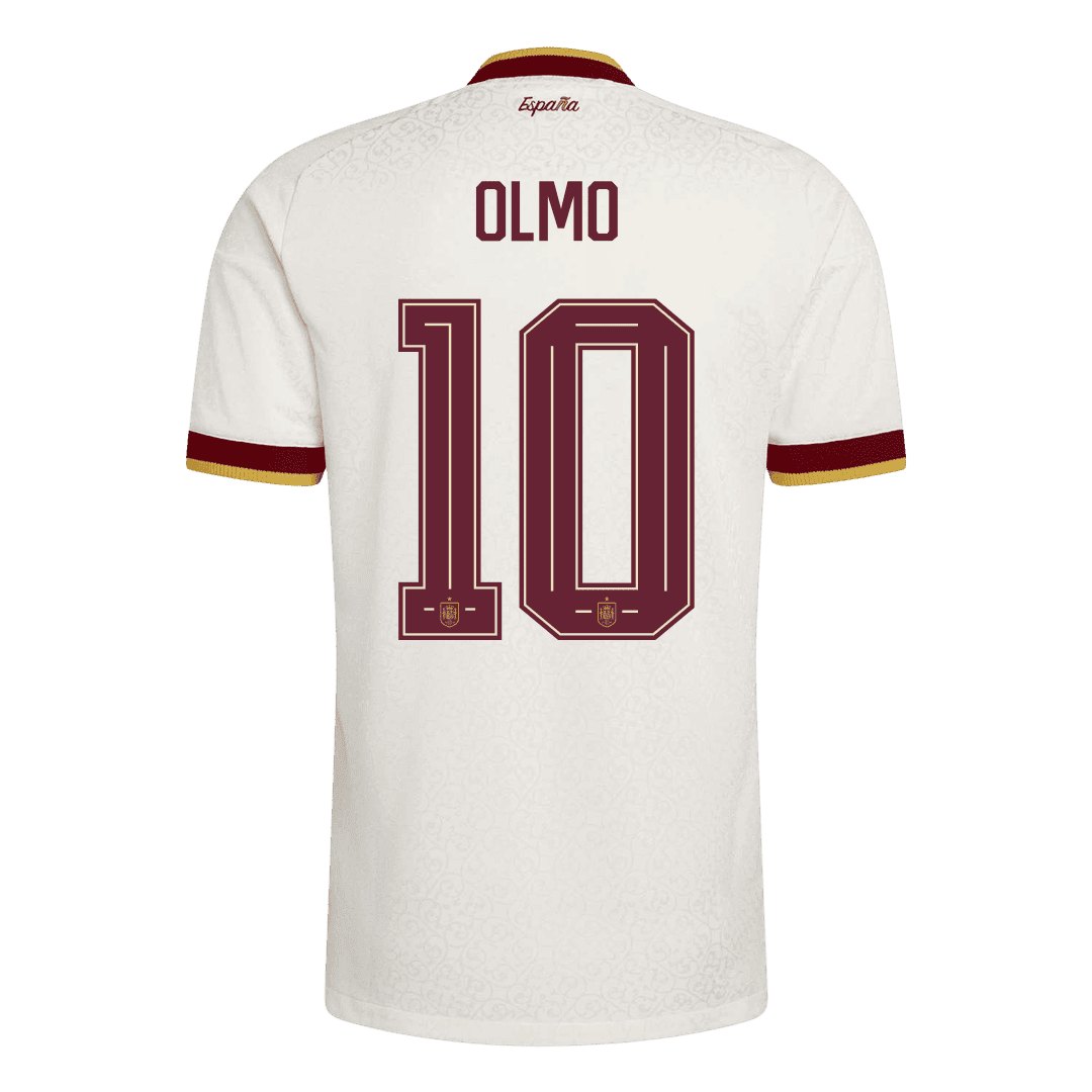 Spain Auswärtstrikot 2026 Spieler-Version OLMO #10