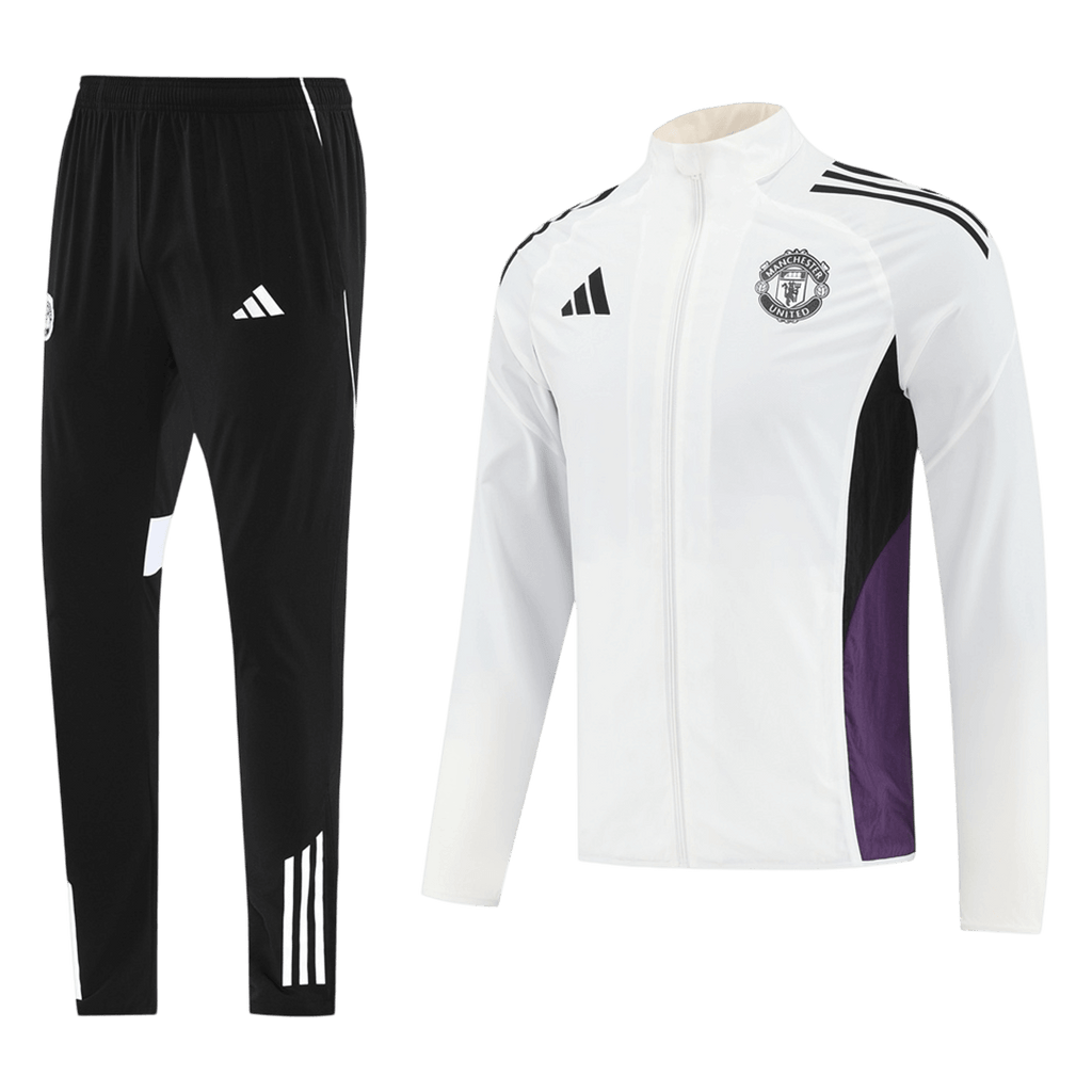 Manchester United Trainingsjacke Set 2025/26 Weiß
