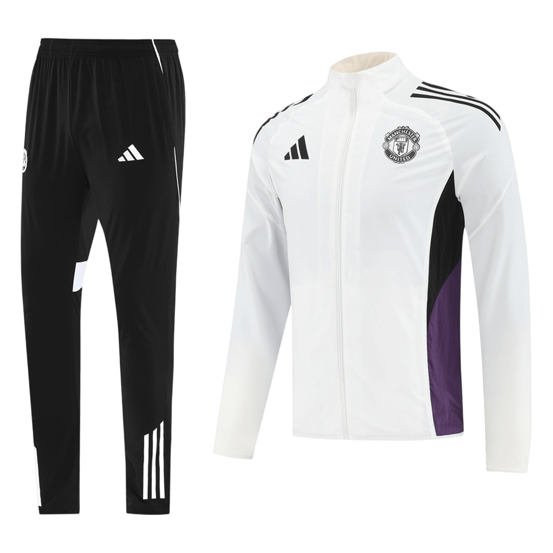 Manchester United Trainingsjacke Set 2025/26 Weiß
