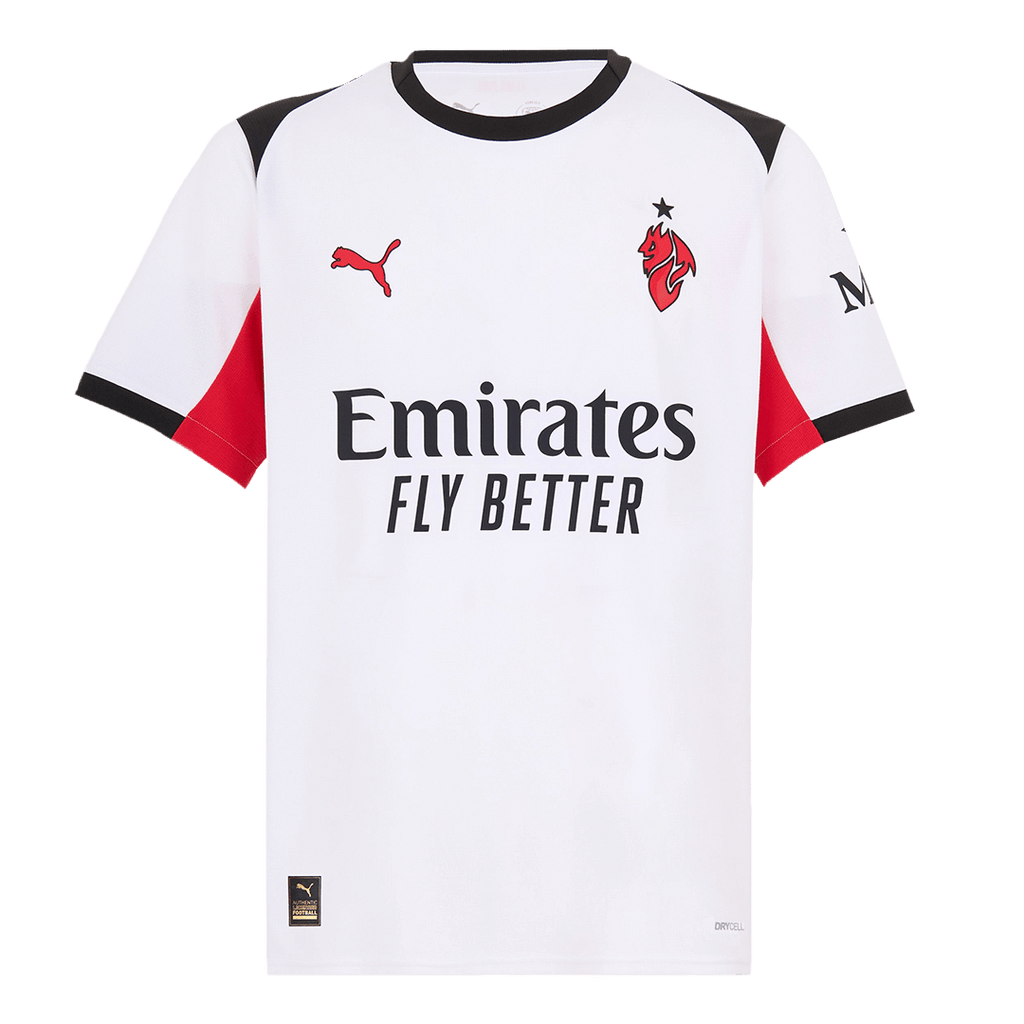 AC Milan Auswärtstrikot 2025/26 Fan-Version