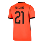 Netherlands Heimtrikot 2026 Fan-Version F.DE JONG #21