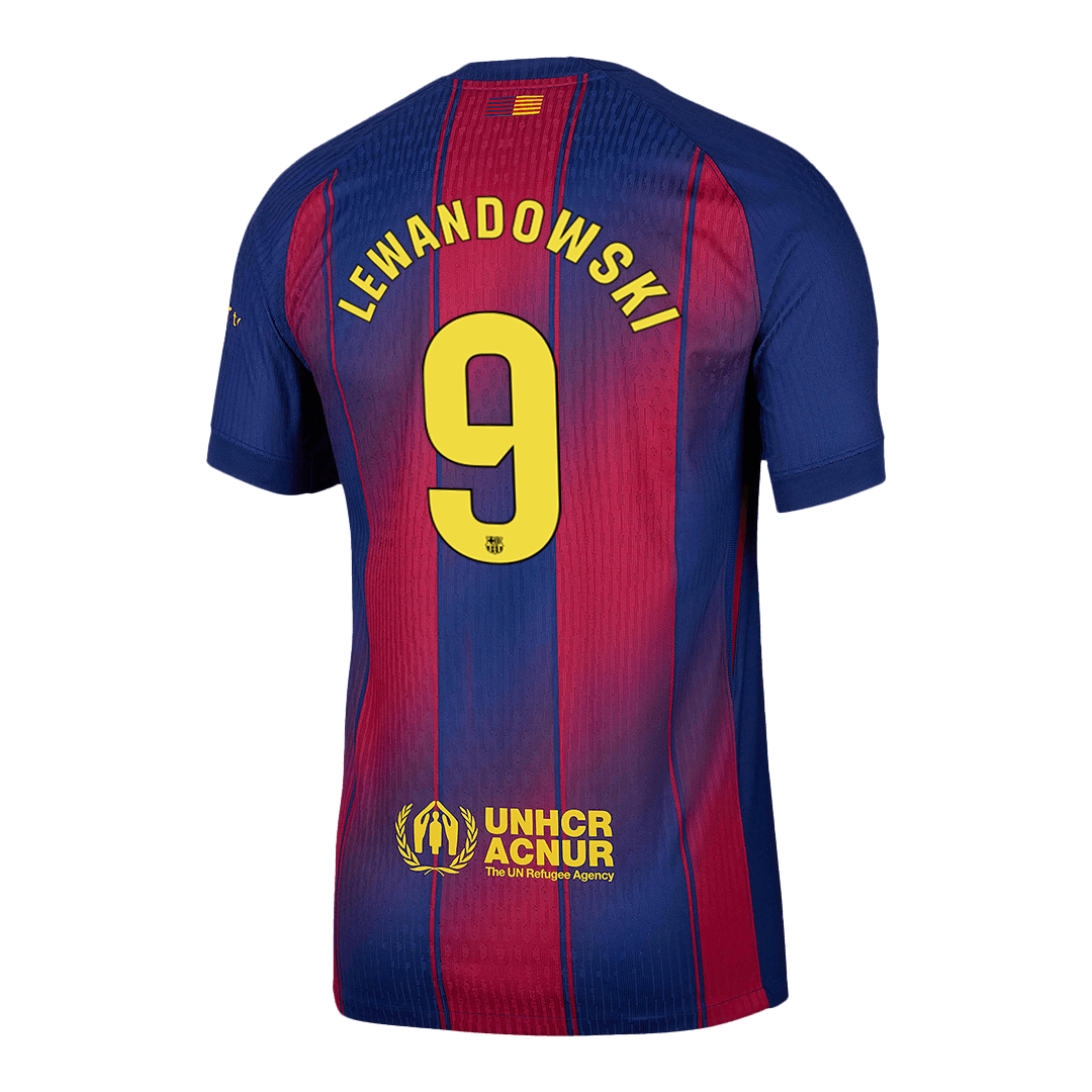 Barcelona Heimtrikot 2025/26 Spieler-Version LEWANDOWSKI #9