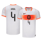 Netherlands Auswärtstrikot 2026 Fan-Version VIRGIL #4