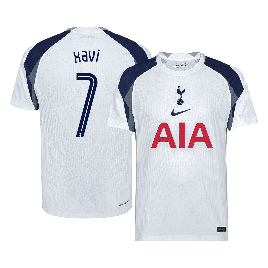Tottenham Hotspur Heimtrikot 2025/26 Spieler-Version XAVI #7 UCL