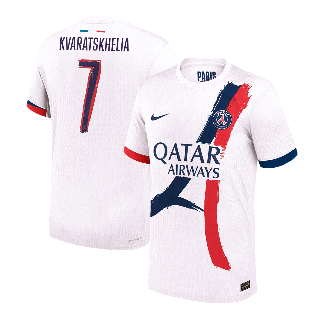 PSG Auswärtstrikot 2025/26 Spieler-Version KVARATSKHELIA #7 UCL
