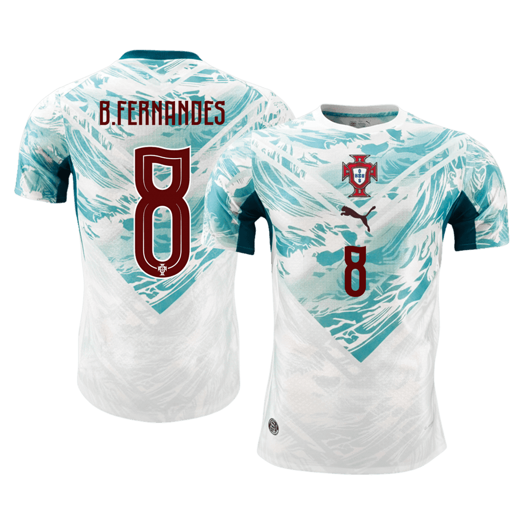 Portugal Auswärtstrikot 2026 Spieler-Version B.FERNANDES #8