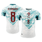 Portugal Auswärtstrikot 2026 Spieler-Version B.FERNANDES #8
