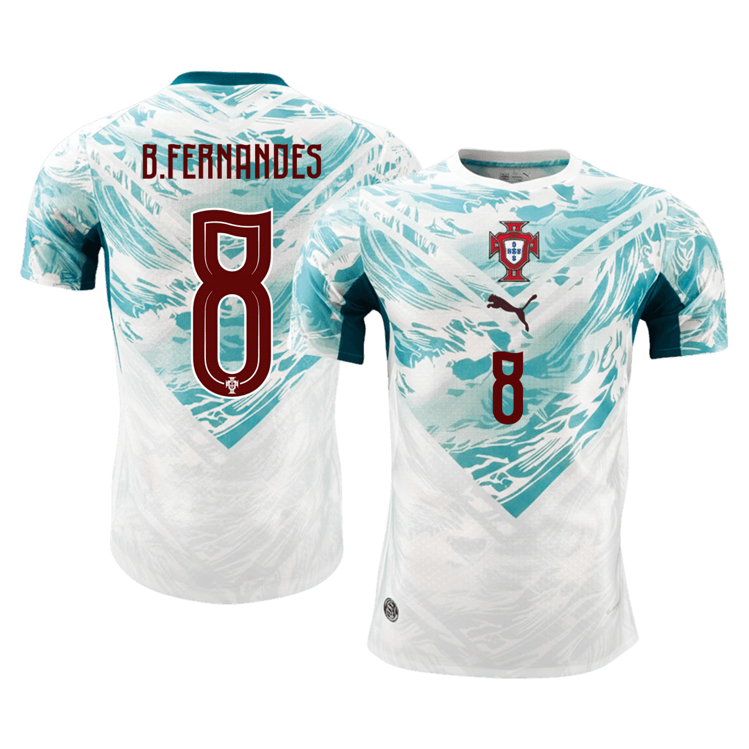 Portugal Auswärtstrikot 2026 Spieler-Version B.FERNANDES #8