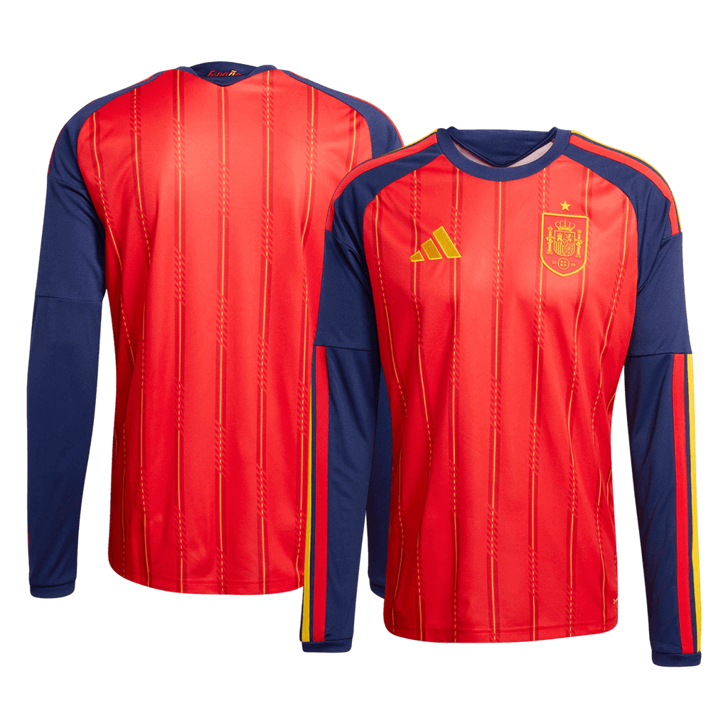 Spain Heimtrikot Langarm 2026 Fan-Version