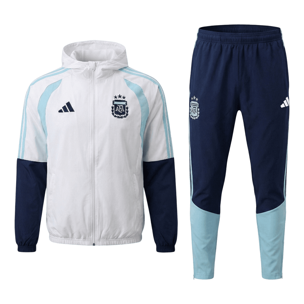 Argentinien Trainingsjacke Set 2026 Weiß