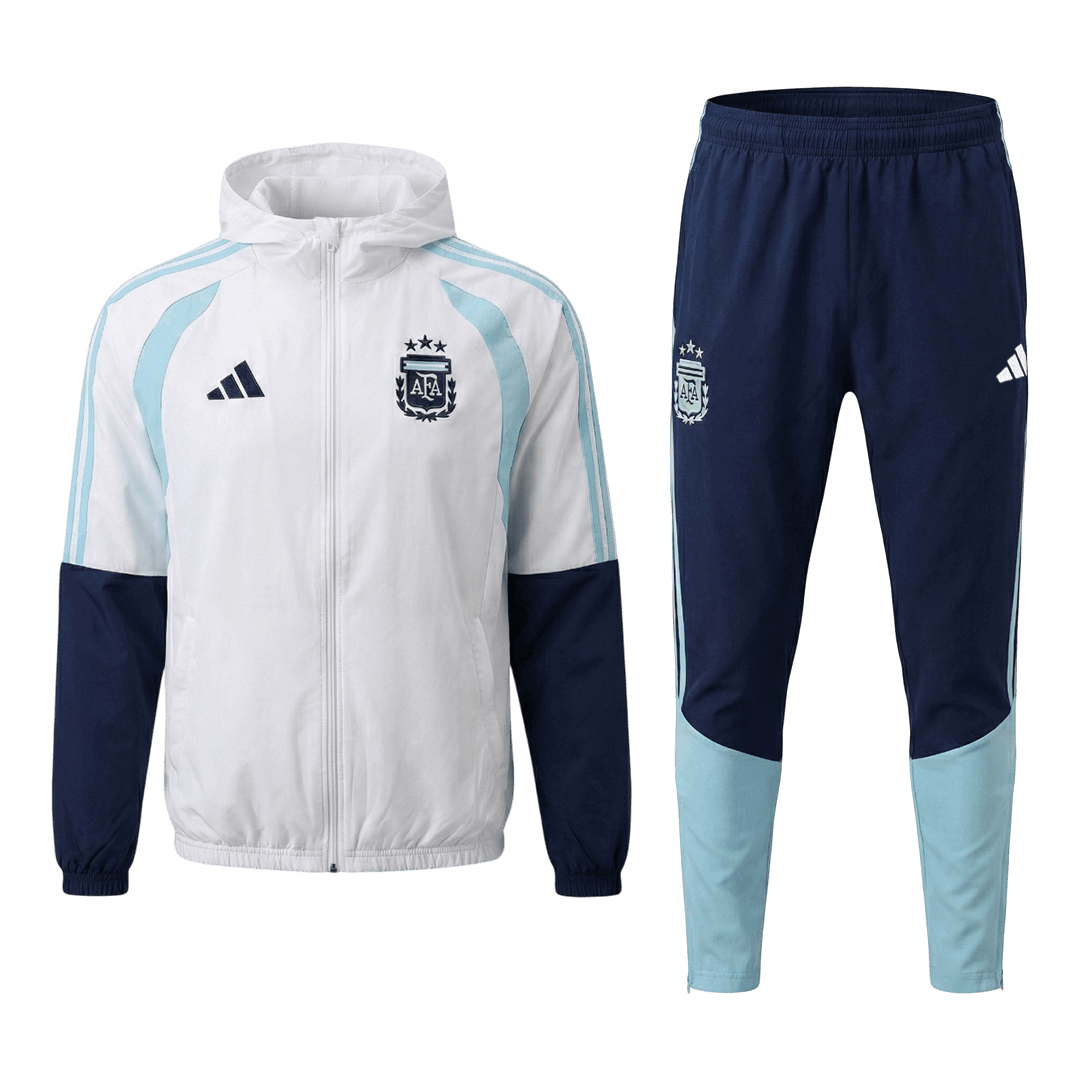 Argentinien Trainingsjacke Set 2026 Weiß