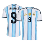 Argentinien Heimtrikot 2026 Spieler-Version J.ÁLVAREZ #9