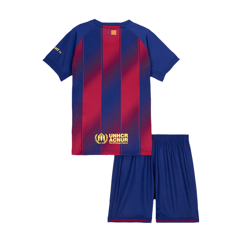 Barcelona Kinder Heimtrikot 2-teilig Set 2025/26