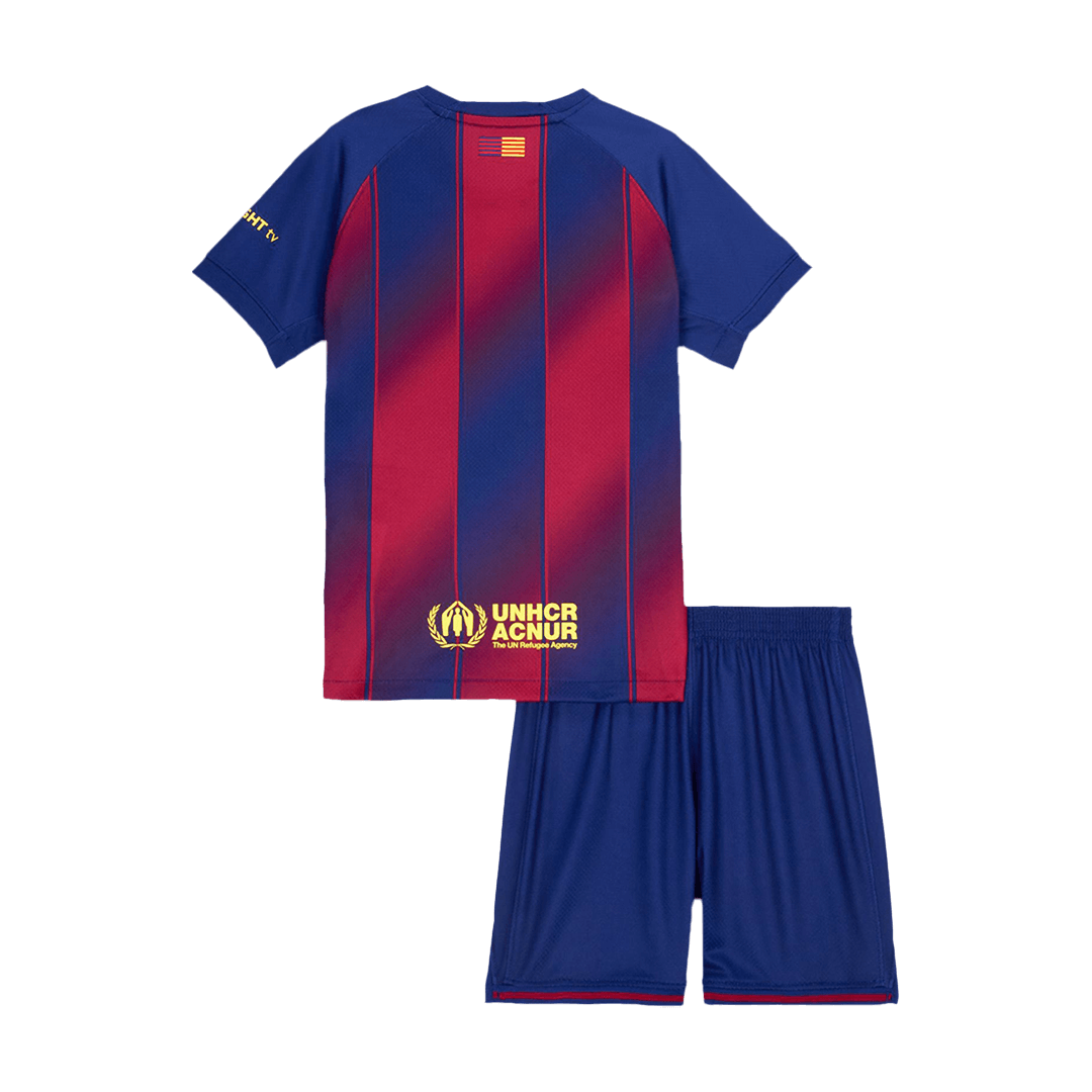 Barcelona Kinder Heimtrikot 2-teilig Set 2025/26