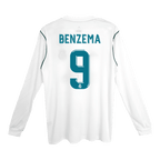 Real Madrid Retro Heimtrikot Langarm 2017/18 BENZEMA #9