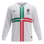 Portugal Retro Auswärtstrikot Langarm 2012
