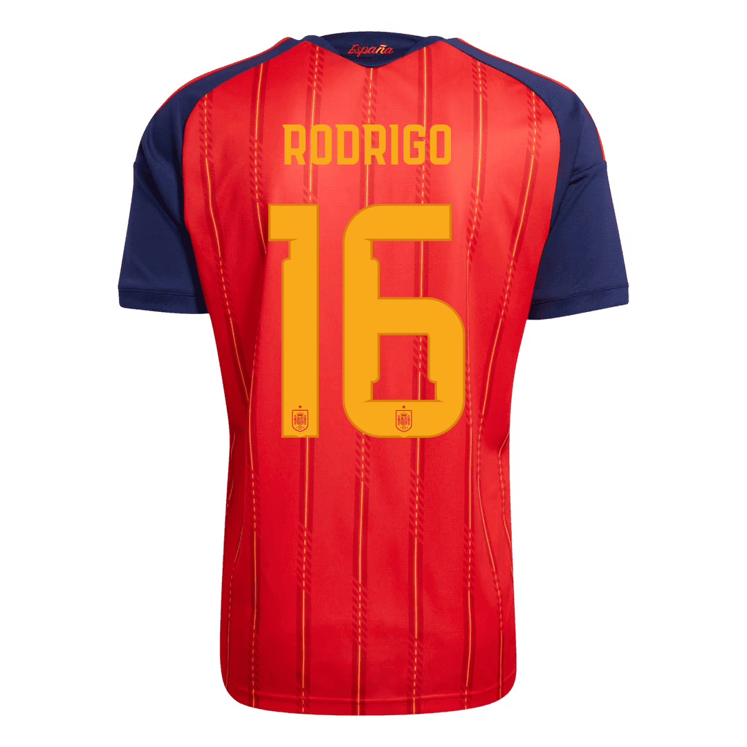 Spain Heimtrikot 2026 Fan-Version RODRIGO #16