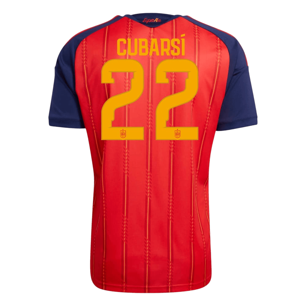 Spain Heimtrikot 2026 Fan-Version CUBARSÍ #22