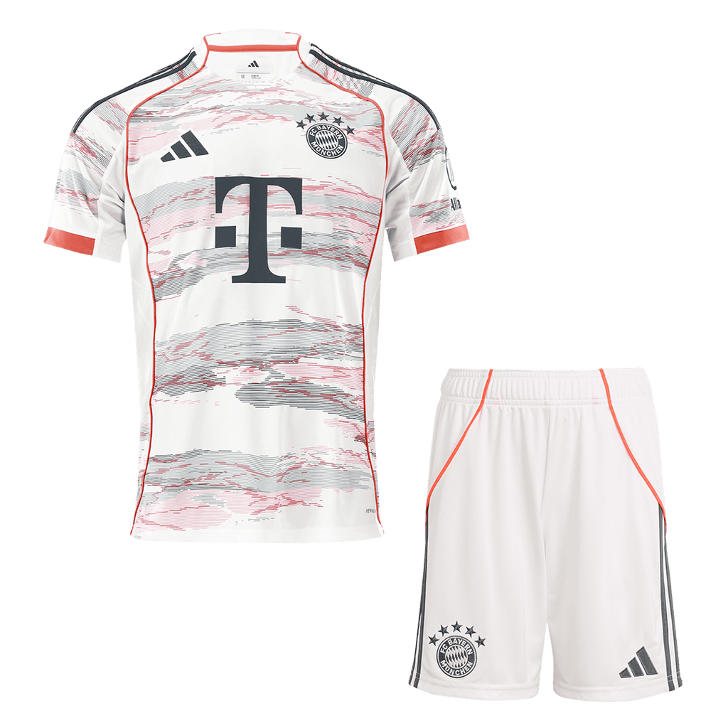 Bayern München Herren Auswärtstrikot Fan Version 2-teilig 2025/26