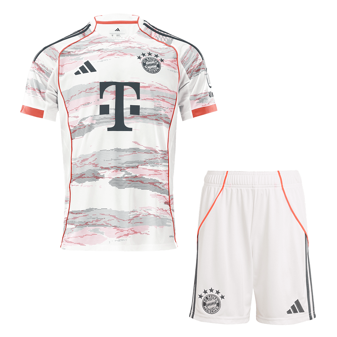 Bayern München Herren Auswärtstrikot Fan Version 2-teilig 2025/26