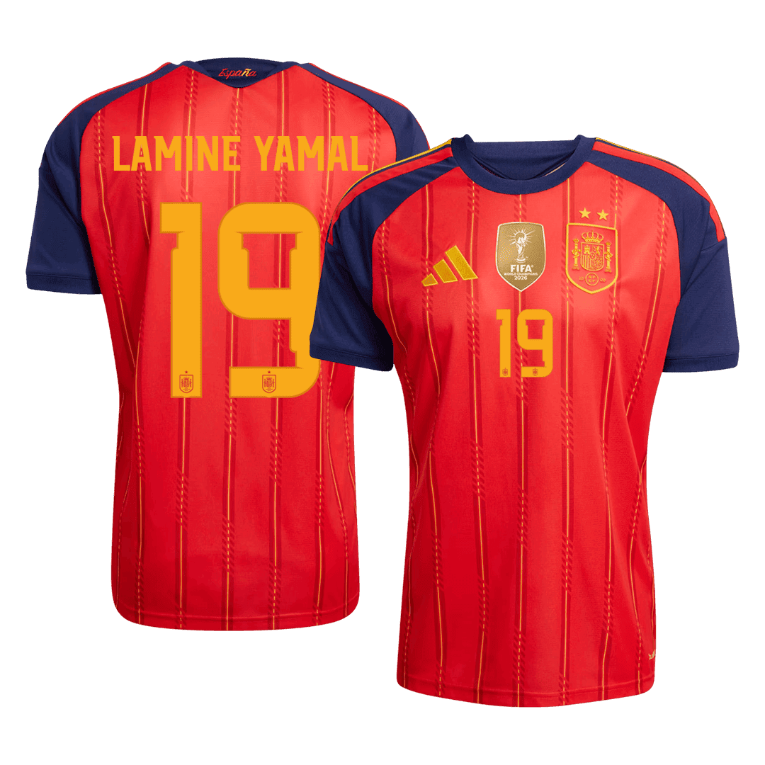 Spain Heimtrikot 2026 Spieler-Version LAMINE YAMAL #19