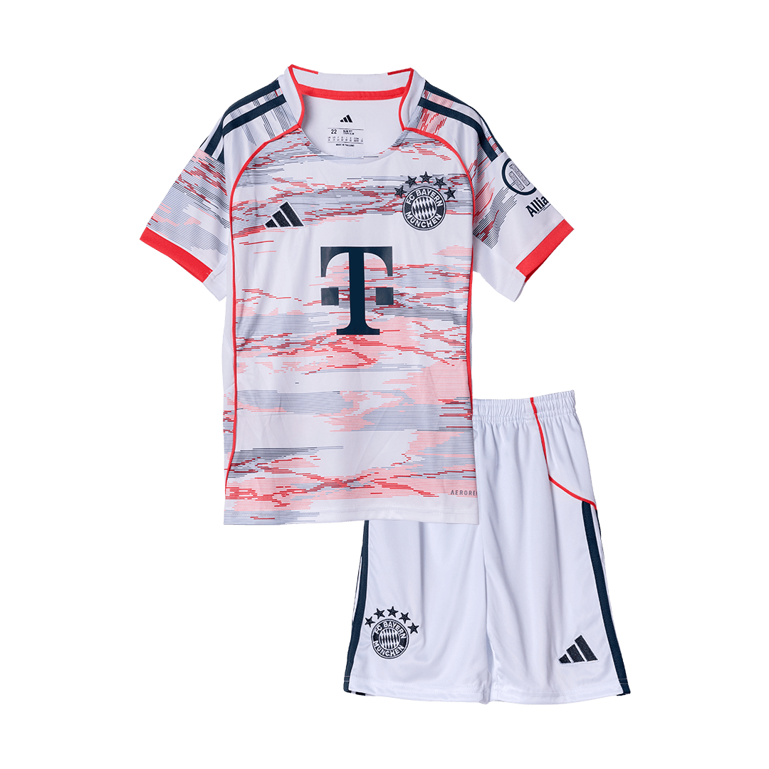 Bayern München Kinder Auswärtstrikot 2-teilig Set 2025/26