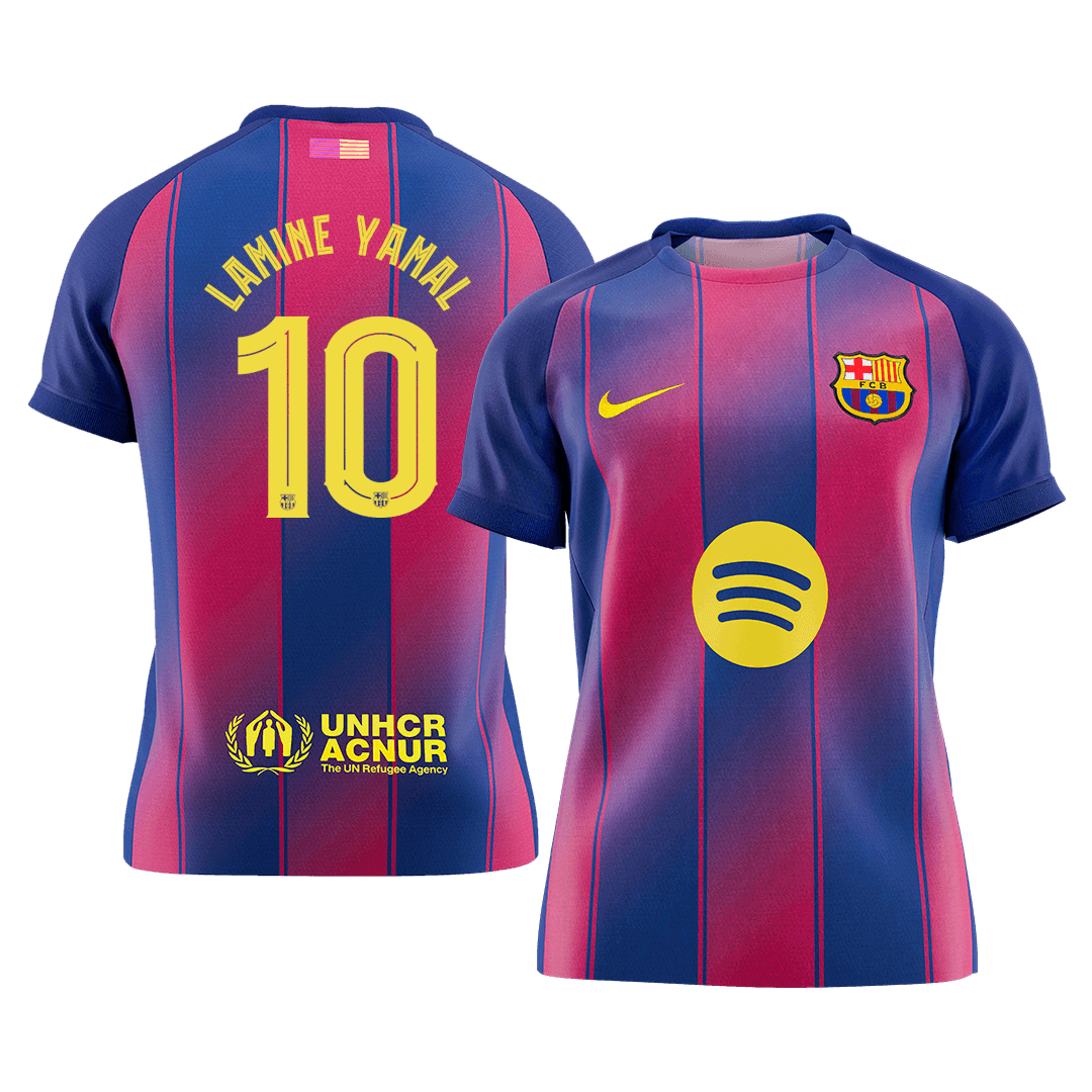 Barcelona Heimtrikot 2025/26 Fan-Version LAMINE YAMAL #10 UCL