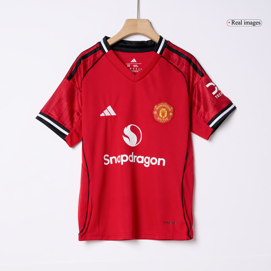 Manchester United Kinder Heimtrikot 3-teilig Set 2025/26
