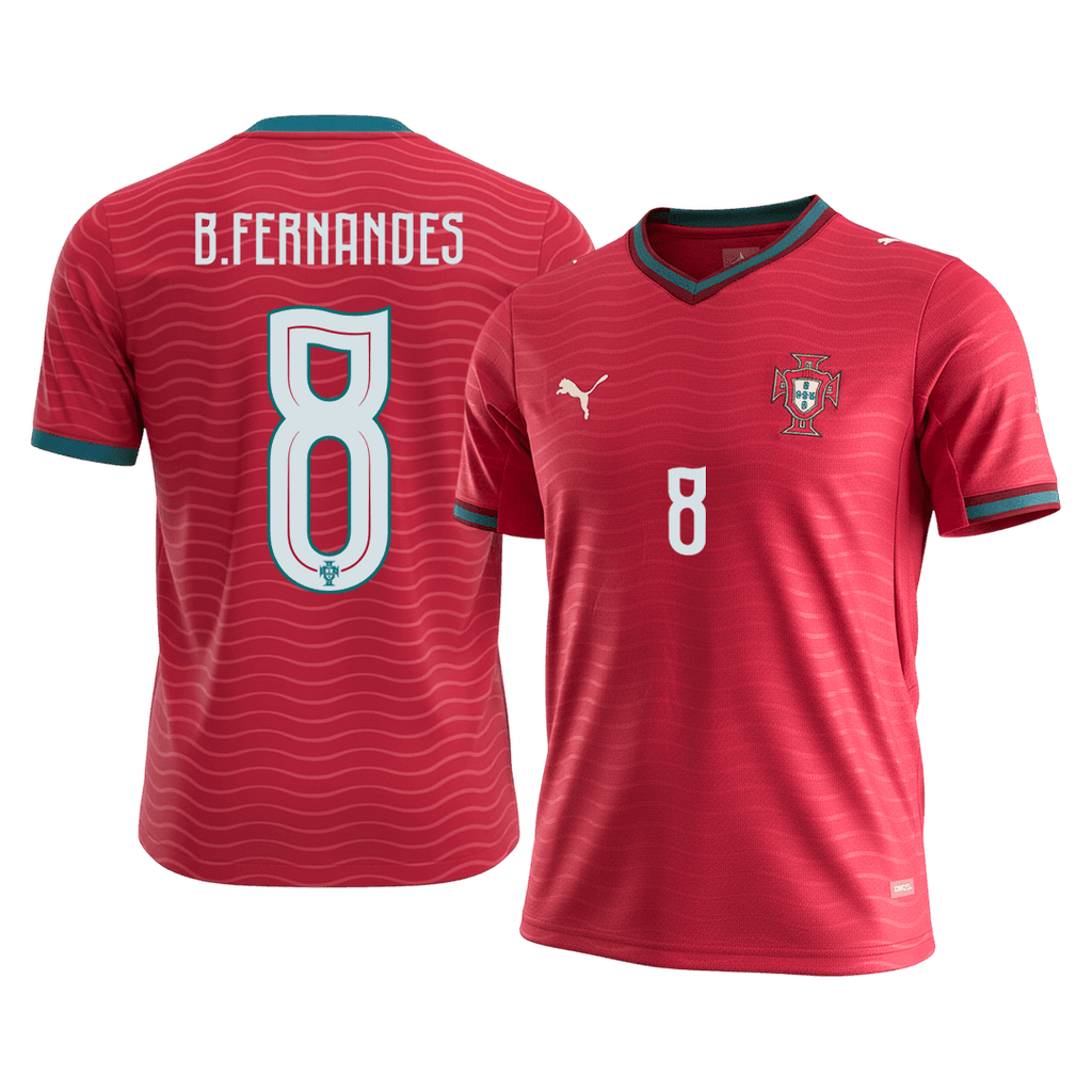 Portugal Heimtrikot 2026 Fan-Version B.FERNANDES #8
